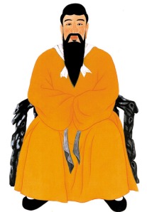Tan Kun, el Emperador chamán fundador de Choson, la primera dinastía Coreana.2333 a.C.